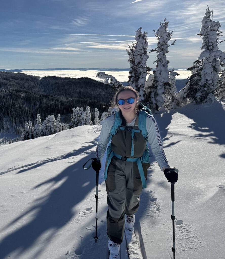 Azul-Sky Ski-Touring on a Sunny day